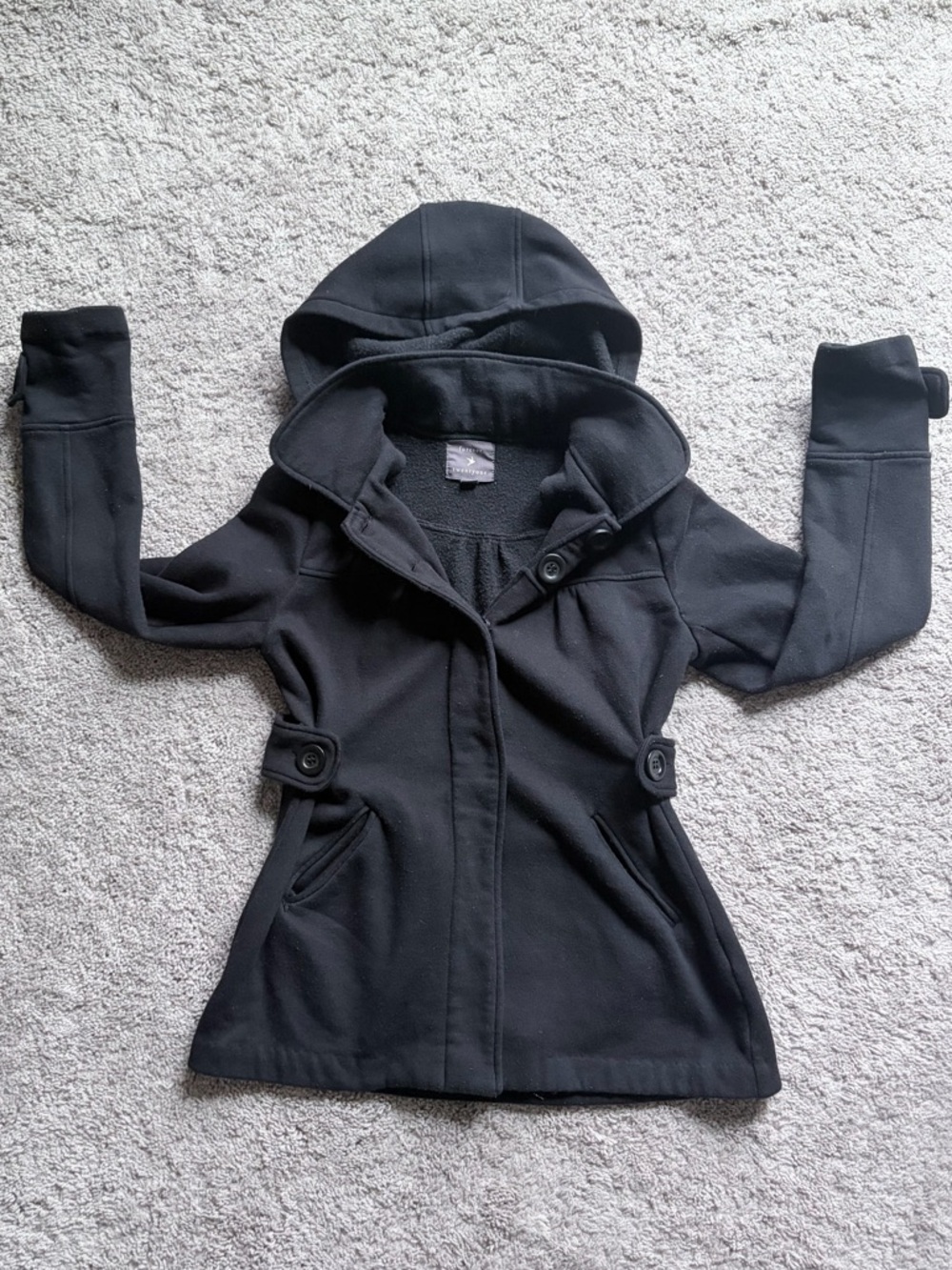 Black Hooded Jacket